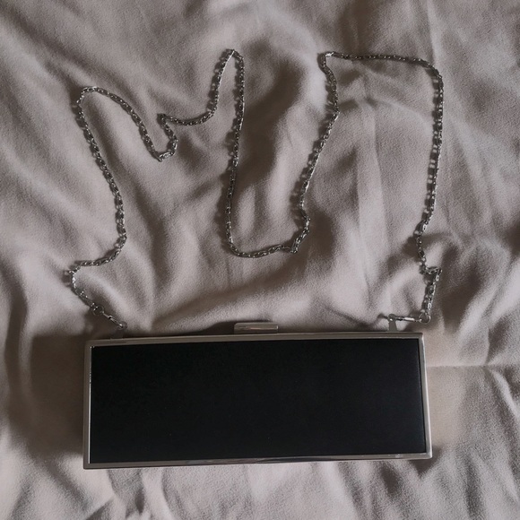 Call it spring small hard rectangle clutch w/chain - Picture 2 of 4